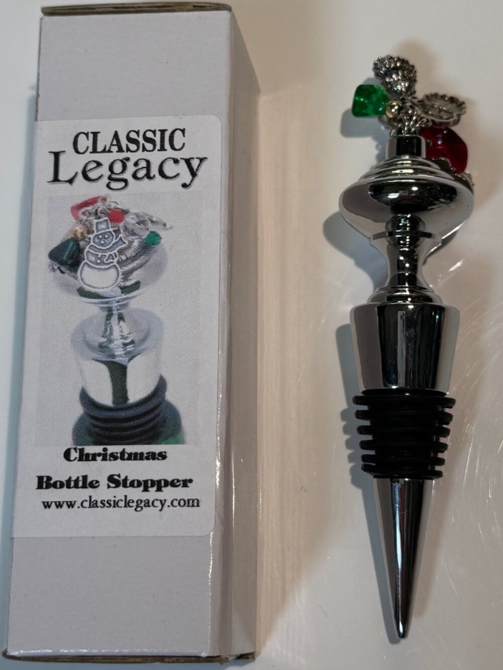 Christmas Wine Stopper by Legacy